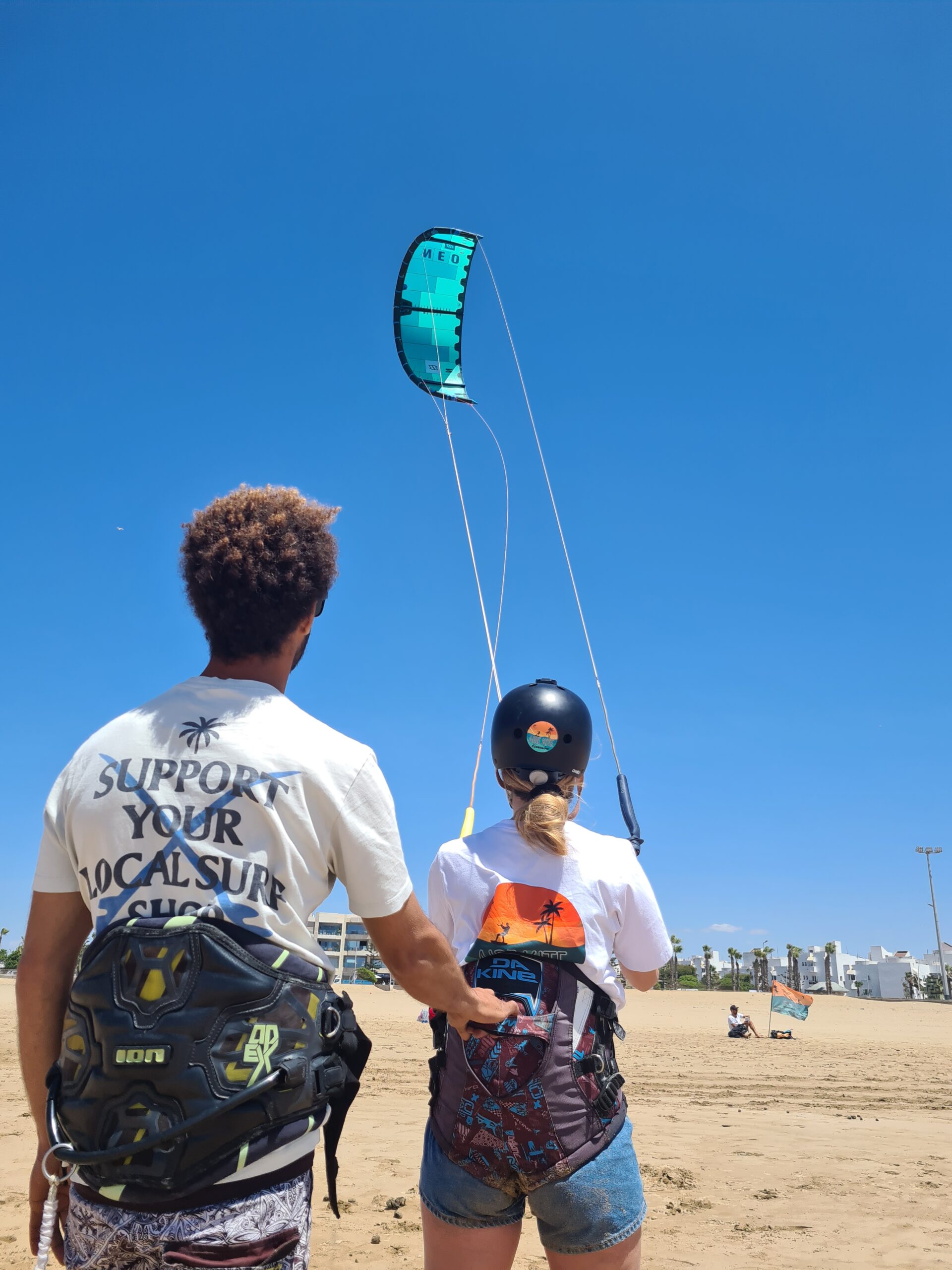 Kitesurf school in essaouira,Morocco with Abdel at Afus Kite